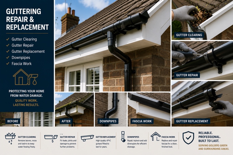 Guttering Repair & Replacement in Hampstead by Handyman Hampstead