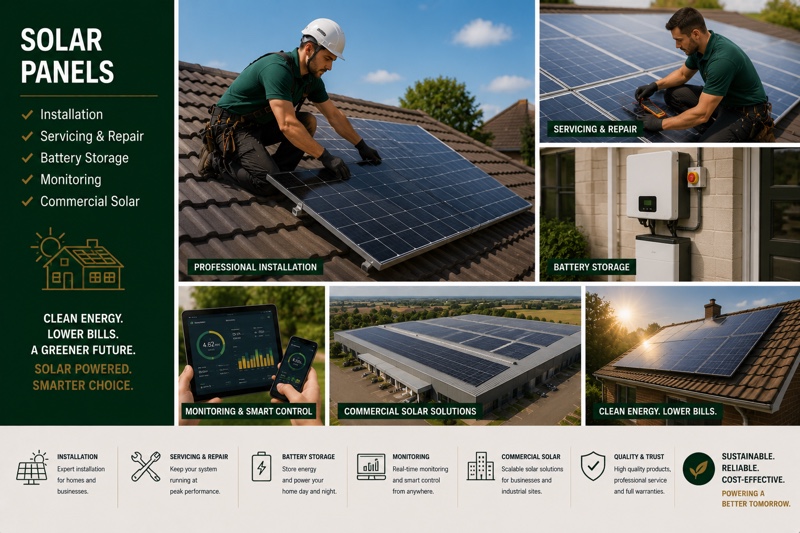 Solar Panels in Hampstead by Handyman Hampstead — close up